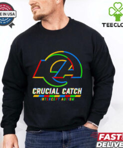 Los Angeles Rams crucial catch intercept autism T shirt