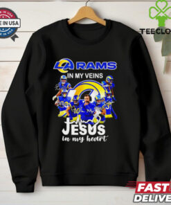 Los Angeles Rams in my veins Jesus in my heart Limited Edition