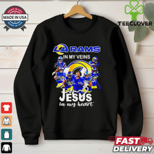 Los Angeles Rams in my veins Jesus in my heart Limited Edition