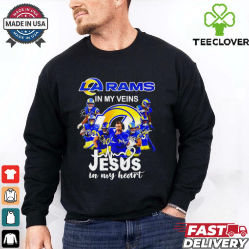 Los Angeles Rams in my veins Jesus in my heart Limited Edition