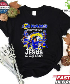 Los Angeles Rams in my veins Jesus in my heart Limited Edition