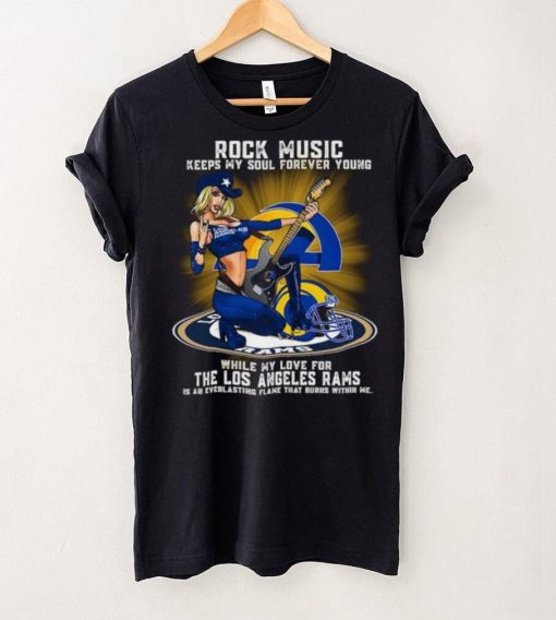 Los Angeles Rams rock music keep my soul forever young hoodie, sweater, longsleeve, shirt v-neck, t-shirt