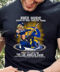 Los Angeles Rams rock music keep my soul forever young hoodie, sweater, longsleeve, shirt v-neck, t-shirt