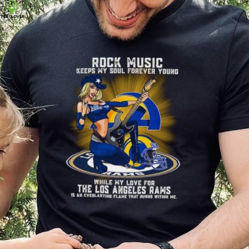 Los Angeles Rams rock music keep my soul forever young hoodie, sweater, longsleeve, shirt v-neck, t-shirt