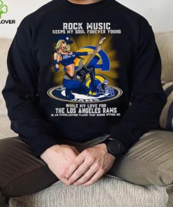 Los Angeles Rams rock music keep my soul forever young hoodie, sweater, longsleeve, shirt v-neck, t-shirt