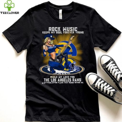 Los Angeles Rams rock music keep my soul forever young hoodie, sweater, longsleeve, shirt v-neck, t-shirt