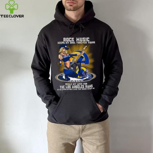 Los Angeles Rams rock music keep my soul forever young hoodie, sweater, longsleeve, shirt v-neck, t-shirt