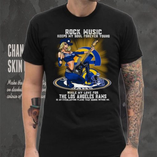 Los Angeles Rams rock music keep my soul forever young hoodie, sweater, longsleeve, shirt v-neck, t-shirt