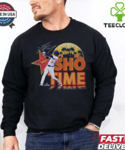 Los Angeles Shohei Ohtani Sho Tme Signature Retro MLB t shirt 1 Los Angeles Shohei Ohtani Sho Tme Signature Retro MLB t shirt