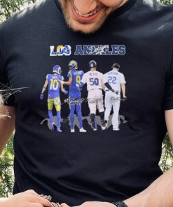Los Angeles Sports Team Kupp Stafford Betts And Kershaw Signatures Shirt