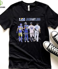 Los Angeles Sports Team Kupp Stafford Betts And Kershaw Signatures Shirt