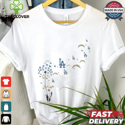 Los Angeles Sports Teams Floral Dandelion Shirt