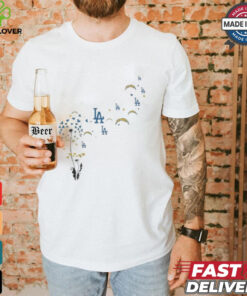 Los Angeles Sports Teams Floral Dandelion Shirt