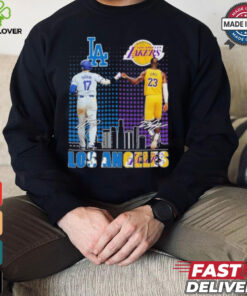 Los Angeles Sports Teams Shohei Ohtani And Lebron James Signatures Shirt