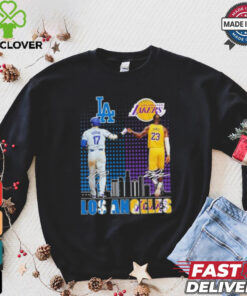 Los Angeles Sports Teams Shohei Ohtani And Lebron James Signatures Shirt