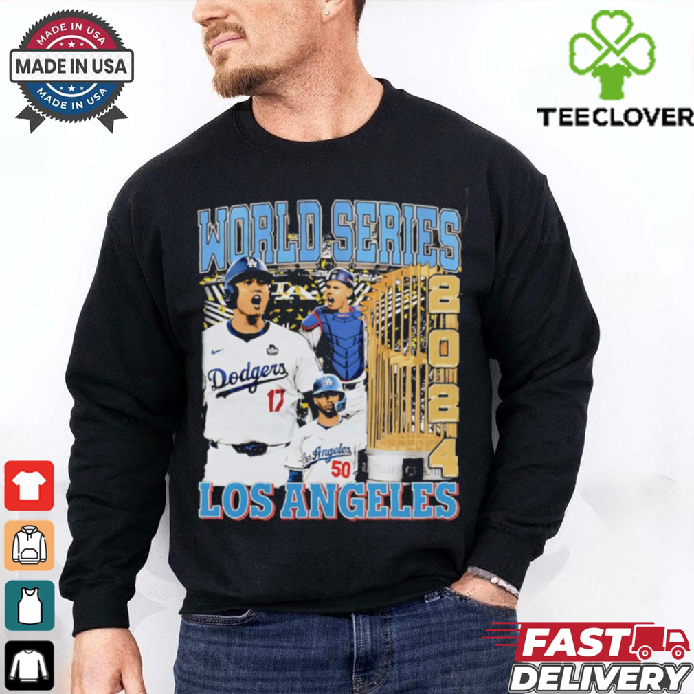 Los Angeles World Series Champions 2024 2 sides vintage shirt Los Angeles World Series Champions 2024 2 sides vintage shirt