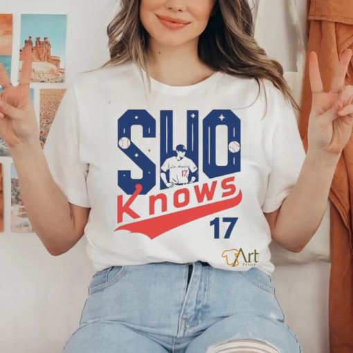 Los Angeles player WHO Knows 17 Baseball shirt