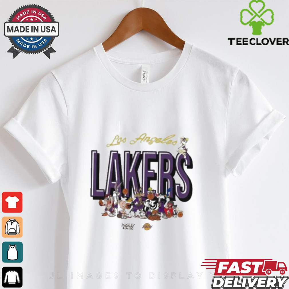 Los Angeles shirt Lakers Looney Tunes All Character for women Los Angeles shirt Lakers Looney Tunes All Character for women