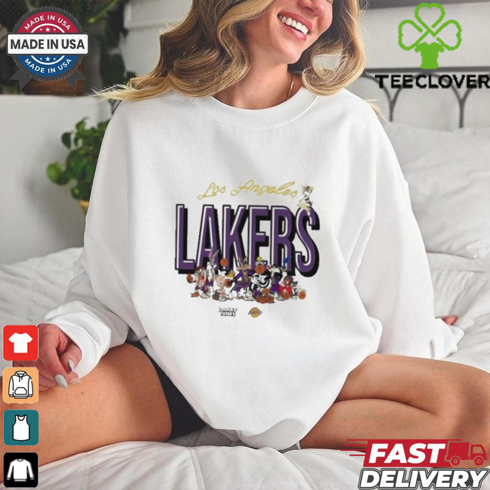 Los Angeles shirt Lakers Looney Tunes All Character for women Los Angeles shirt Lakers Looney Tunes All Character for women