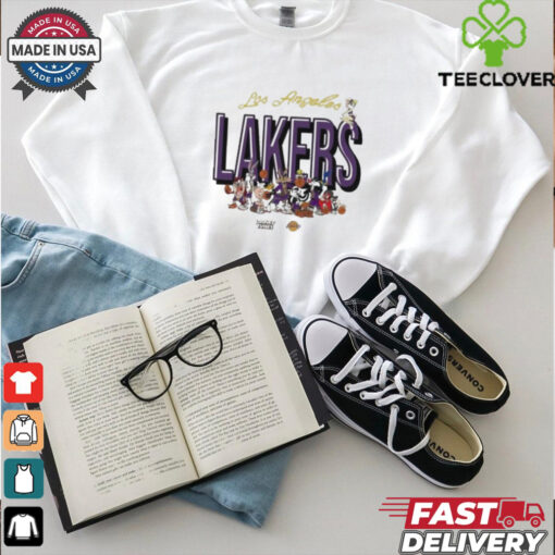 Los Angeles  shirt Lakers Looney Tunes All Character for women