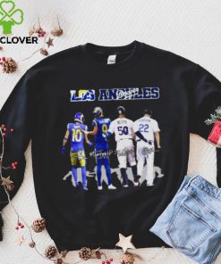 Los Angles Rams And Los Angeles Dodgers Kupp Stafford Betts And Kershaw Signatures shirt