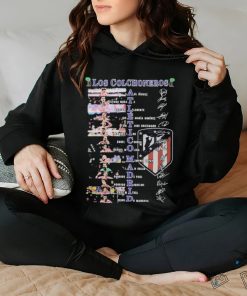 Los Colchoneros Atletico Madrid signatures T Shirt