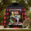 Pokemon Eating Candy Cane Charizard 3D Ugly Christmas Sweater Unisex Christmas Sweater For Men And Women