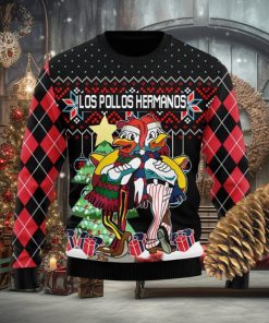 Los Pollos Hermanos Knitted Xmas Black Sweater For Men Women
