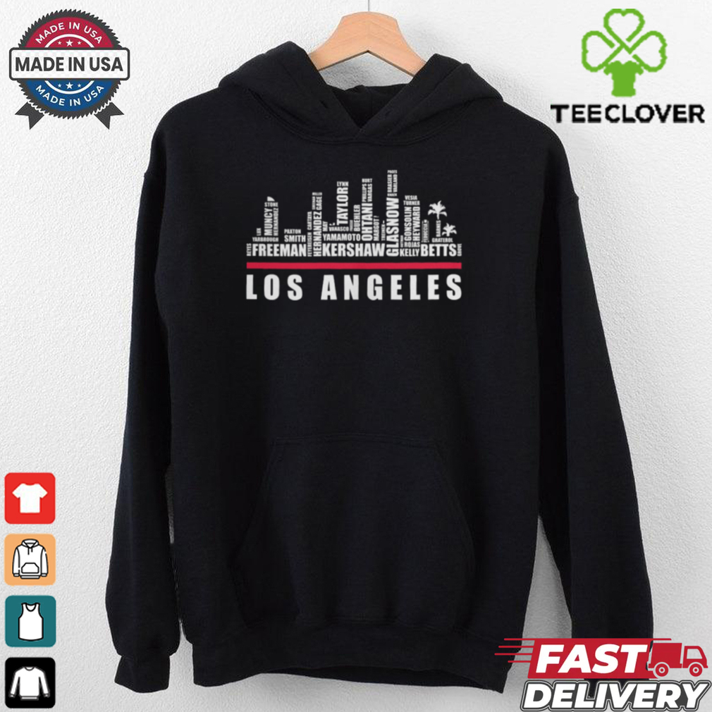 Los angeles Dodgers 2024 City Building Signature Shirt Los angeles Dodgers 2024 City Building Signature Shirt