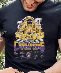 Los angeles Lakers in season tournament nba in season tournament champions signatures shirt Los angeles Lakers