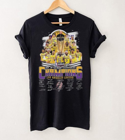 Los angeles Lakers in season tournament nba in season tournament champions signatures hoodie, sweater, longsleeve, shirt v-neck, t-shirt Los angeles Lakers