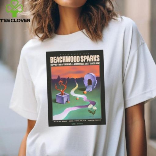 Los angeles ca july 27 2024 beachwood sparks tour poster shirt