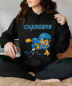 Los angeles chargers garfield cat grumpy football player hoodie, sweater, longsleeve, shirt v-neck, t-shirt