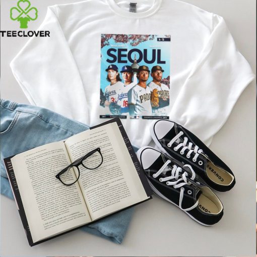 Los angeles dodgers take on the san diego padres in the seoul series shirt