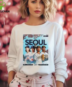 Los angeles dodgers take on the san diego padres in the seoul series shirt