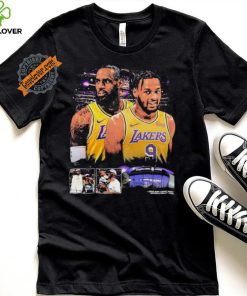 Los angeles larkers lebron james and bronny james shirt