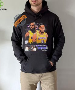 Los angeles larkers lebron james and bronny james shirt