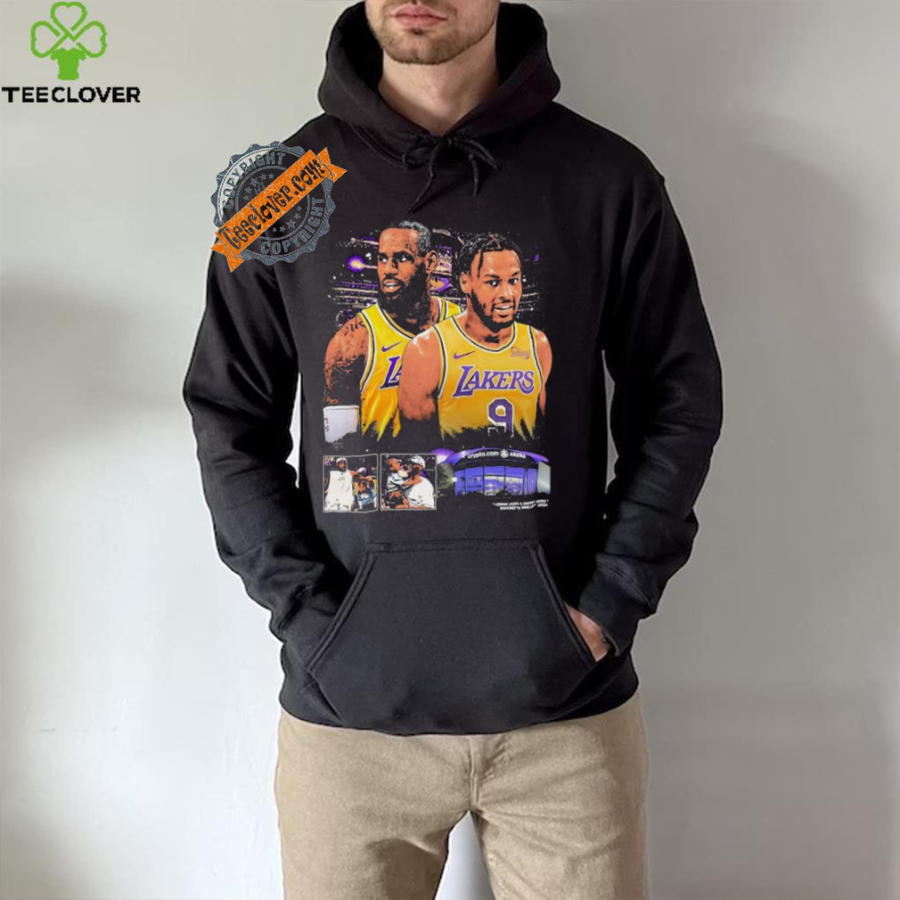 Los angeles larkers lebron james and bronny james shirt Los angeles larkers lebron james and bronny james shirt