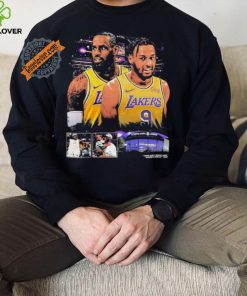 Los angeles larkers lebron james and bronny james shirt