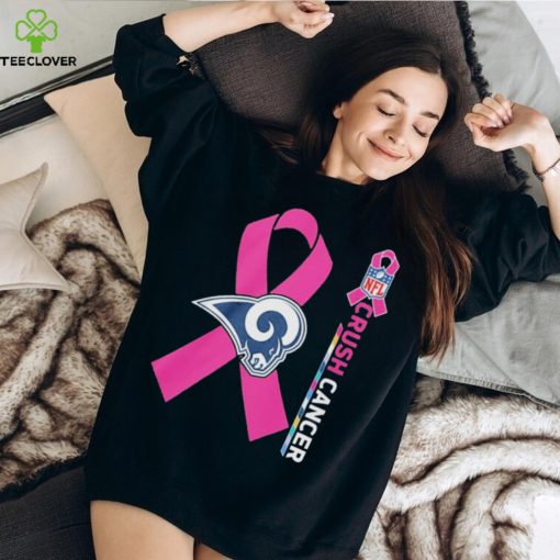 Los angeles rams crush cancer NFL collections shirt
