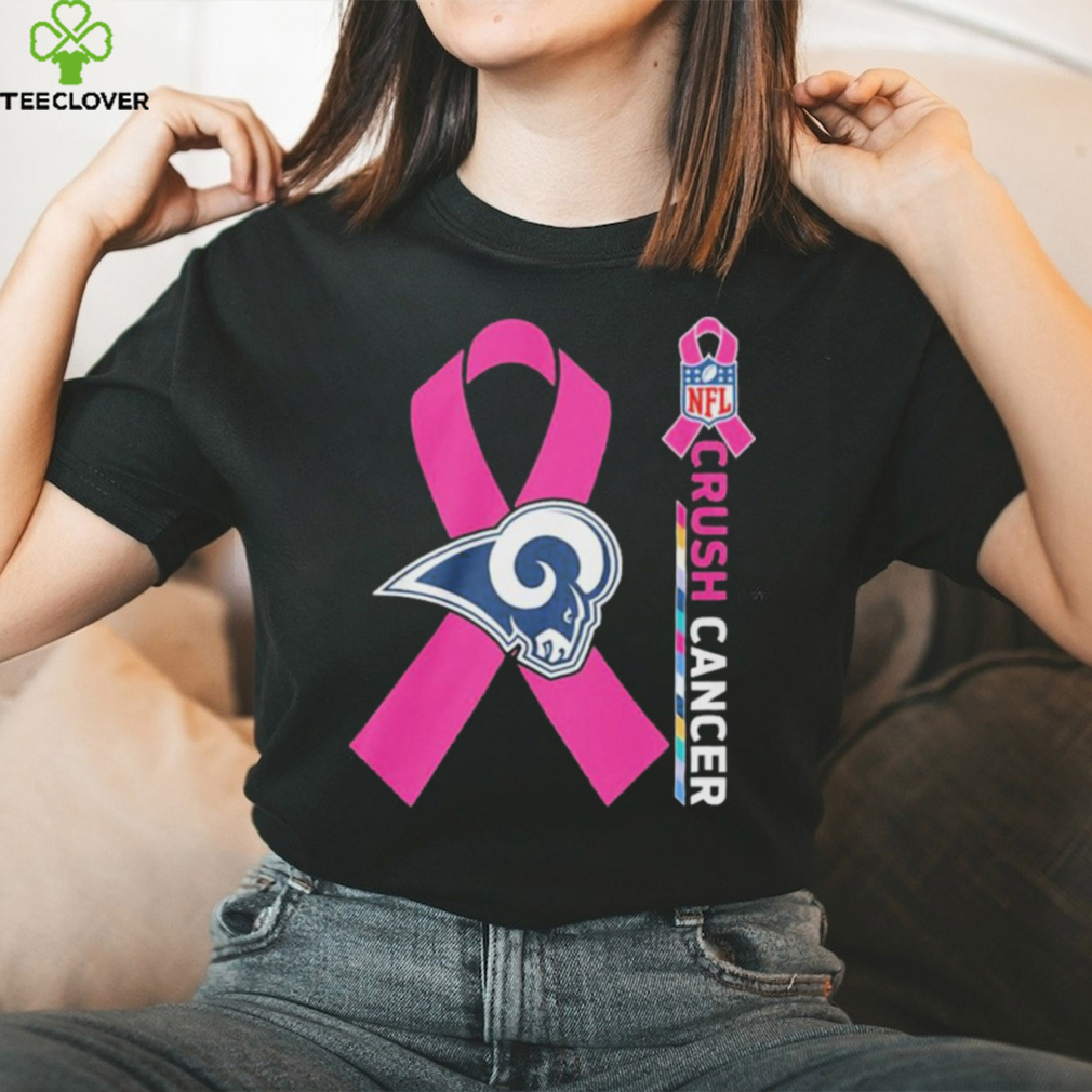 Los angeles rams crush cancer NFL collections shirt Los angeles rams crush cancer NFL collections shirt