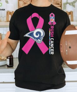Los angeles rams crush cancer NFL collections shirt 3 Los angeles rams crush cancer NFL collections shirt
