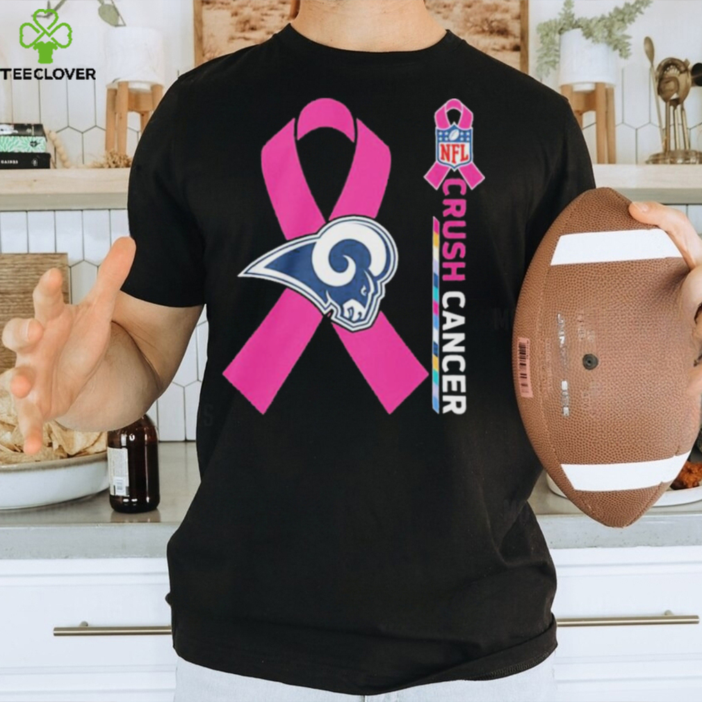 Los angeles rams crush cancer NFL collections shirt Los angeles rams crush cancer NFL collections shirt