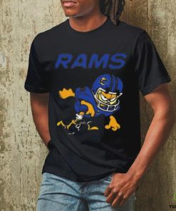 Los angeles rams garfield cat grumpy football player shirt