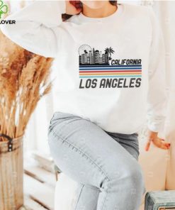 Los angeles skyline California vintage shirt 3 Los angeles skyline California vintage shirt