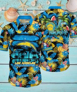 Los_Angeles_Chargers_NFL_Hawaiian_Shirt_Sun Soakedtime_Aloha_Shirt