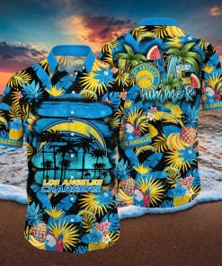 Los_Angeles_Chargers_NFL_Hawaiian_Shirt_Sun Soakedtime_Aloha_Shirt