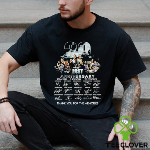 Lost Film 20 Years Anniversary 2004 2024 Memories signatures Shirt