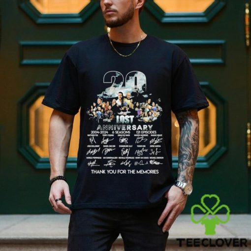 Lost Film 20 Years Anniversary 2004 2024 Memories signatures Shirt