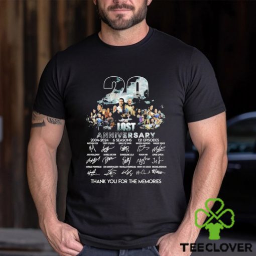 Lost Film 20 Years Anniversary 2004 2024 Memories signatures Shirt